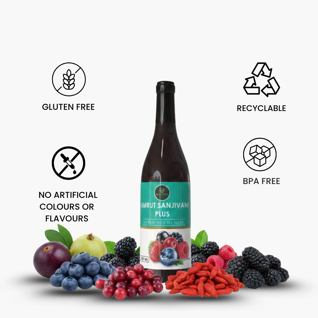 Amrut Sanjivani Plus Juice 500ml | Herbal Immunity, Detox & Daily Wellness Support Drink