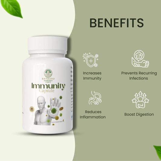 Immunity Capsules 60 Capsules | Herbal Immune Support & Daily Wellness Supplement