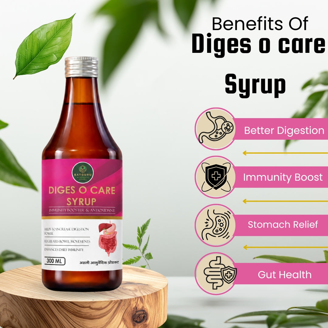 Diges O Care Syrup 300ml | Herbal Digestive & Gut Wellness Support Formula