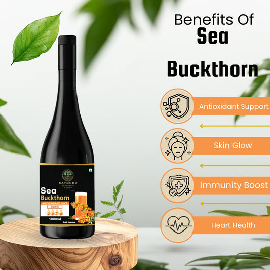 Seabuckthorn Juice 1000ml | Antioxidant, Immunity & Skin Wellness Support Drink