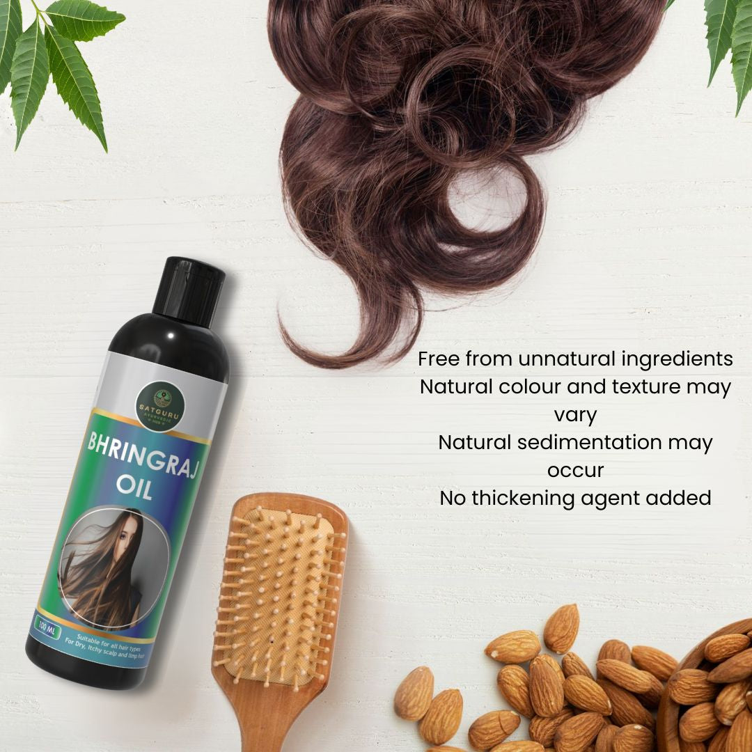Bhringraj Oil 100ml | Herbal Hair Nourishment & Scalp Care Oil