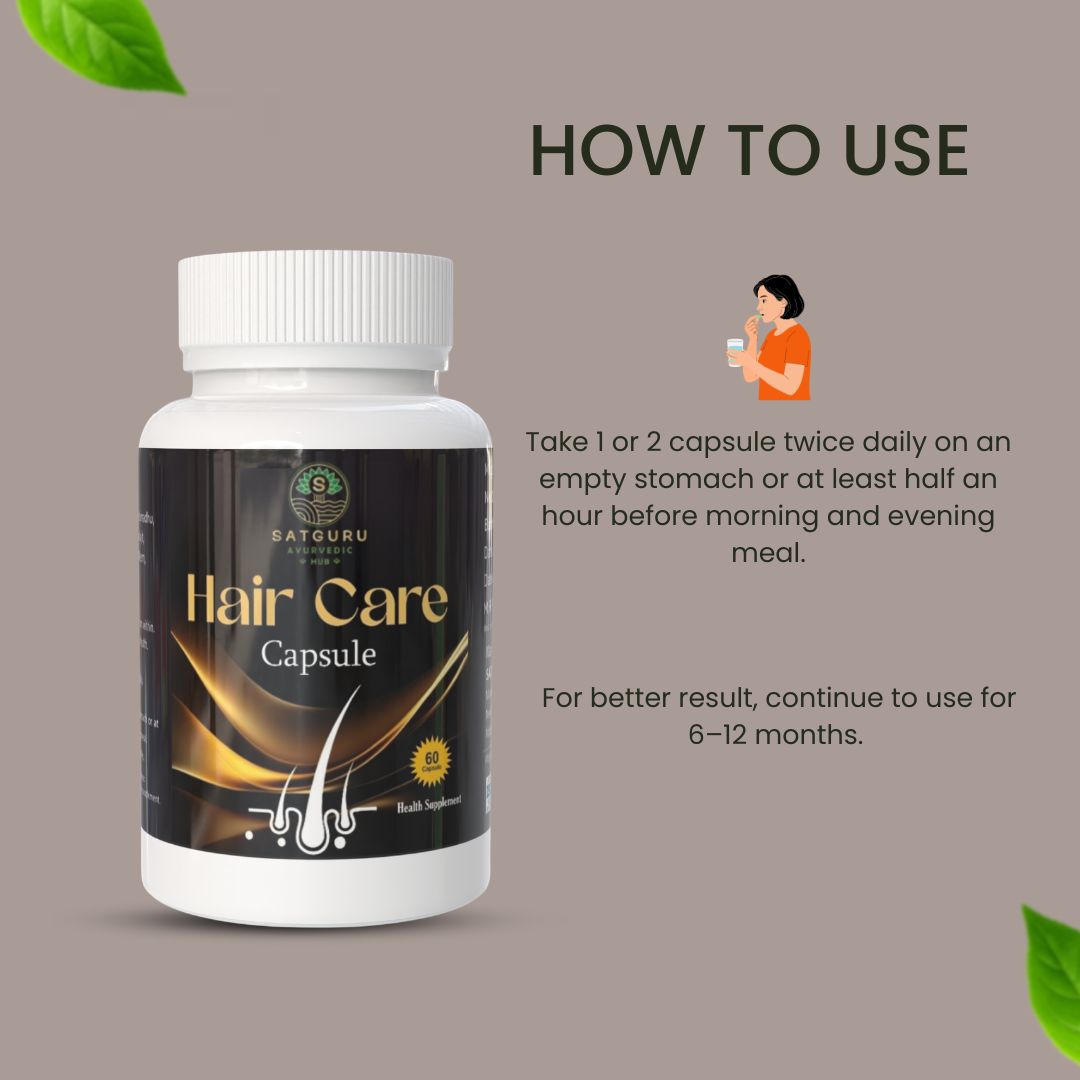 Hair Care Capsules 60 Capsules | Hair Strength, Growth & Scalp Nourishment Support Supplement