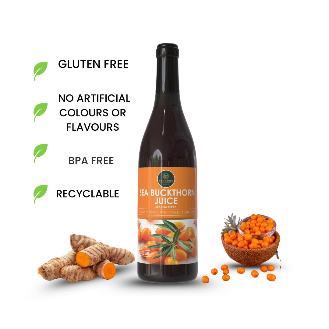 Seabuckthorn Juice 500ml | Antioxidant, Immunity & Vitality Support Herbal Drink