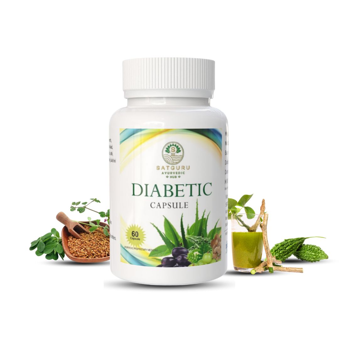 Diabetes Care Capsules 60 Capsules | Herbal Blood Sugar Balance & Metabolic Support Supplement