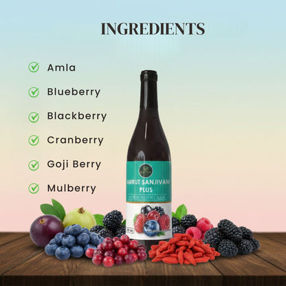 Amrut Sanjivani Plus Juice 500ml | Herbal Immunity, Detox & Daily Wellness Support Drink