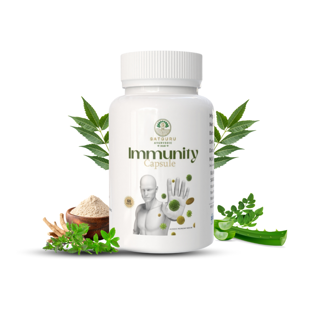 Immunity Capsules 60 Capsules | Herbal Immune Support & Daily Wellness Supplement