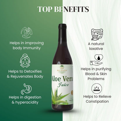 Aloe Vera Juice 1000ml | Natural Digestive, Detox & Skin Wellness Support