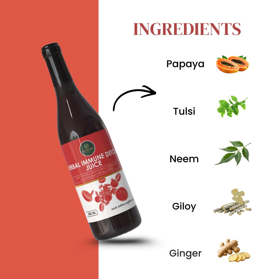 Herbal Immunity Juice 500ml | Immune Support, Antioxidant & Daily Wellness Health Drink