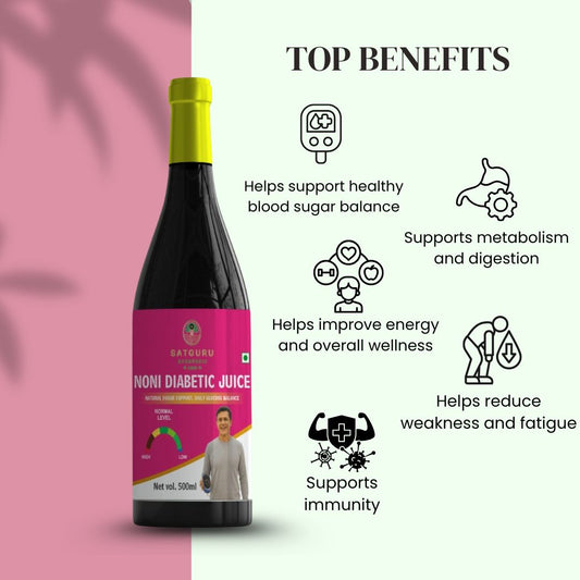 Noni Diabetic Juice 500ml | Herbal Blood Sugar Balance & Immunity Support Drink