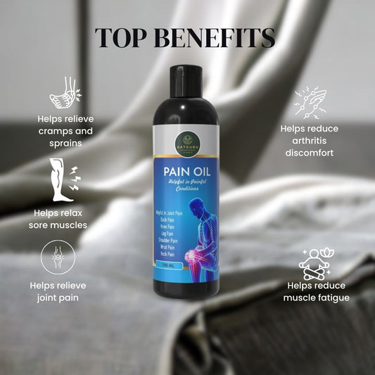 Pain Oil 100ml | Herbal Joint & Muscle Comfort Support Oil