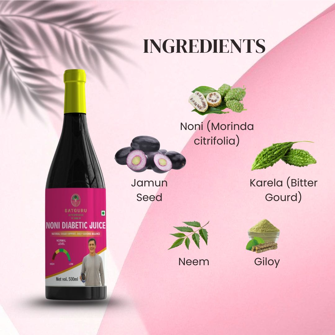 Noni Diabetic Juice 500ml | Herbal Blood Sugar Balance & Immunity Support Drink