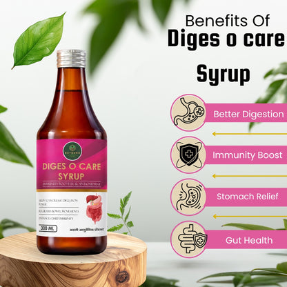 Diges O Care Syrup 300ml | Herbal Digestive & Gut Wellness Support Formula