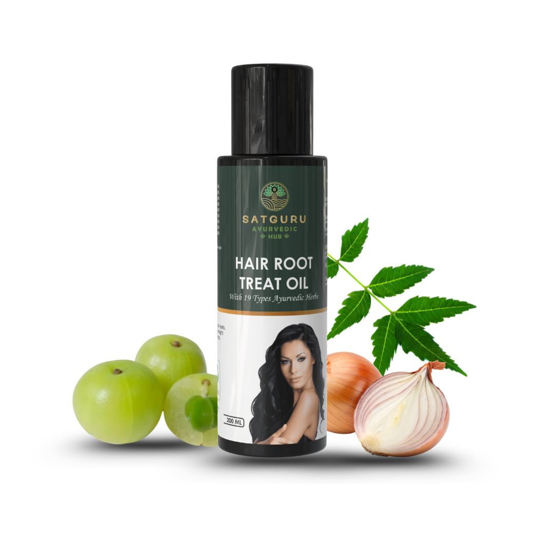 Hair Root Treat Oil 200ml | Herbal Hair Strengthening & Scalp Nourishment Oil