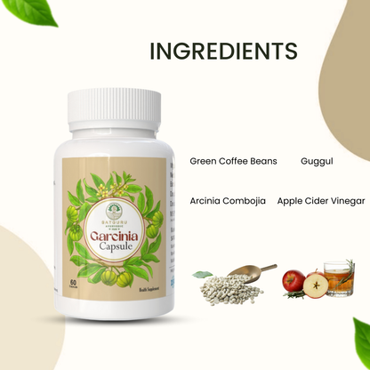 Garcinia Capsules 60 Capsules | Weight Management & Metabolism Support Supplement