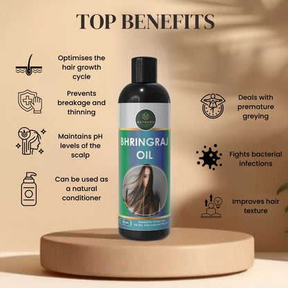 Bhringraj Oil 100ml | Herbal Hair Nourishment & Scalp Care Oil