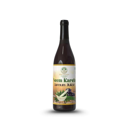 Neem Karela Jamun Juice 1000ml | Herbal Blood Sugar Balance & Metabolic Support Drink
