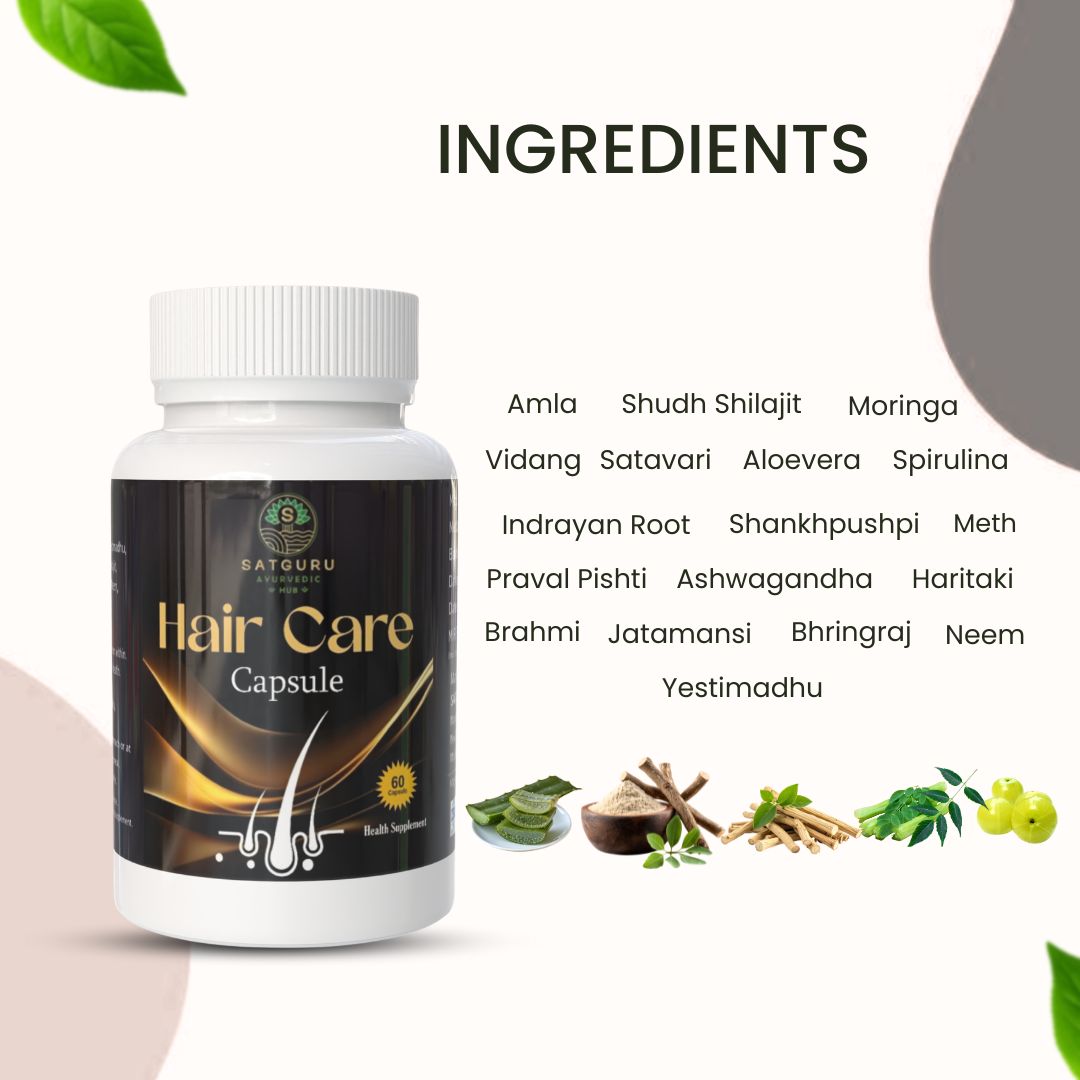 Hair Care Capsules 60 Capsules | Hair Strength, Growth & Scalp Nourishment Support Supplement