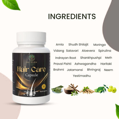 Hair Care Capsules 60 Capsules | Hair Strength, Growth & Scalp Nourishment Support Supplement