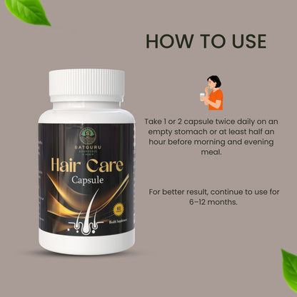 Hair Care Capsules 60 Capsules | Hair Strength, Growth & Scalp Nourishment Support Supplement