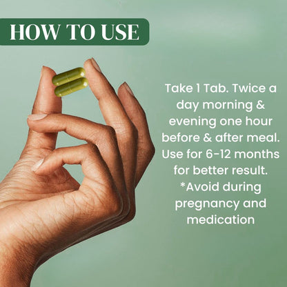 Green Tea Capsules 60 Capsules | Antioxidant, Metabolism & Daily Detox Support Supplement