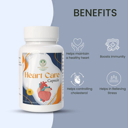 Heart Care Capsules 60 Capsules | Cardiovascular Support & Heart Wellness Supplement