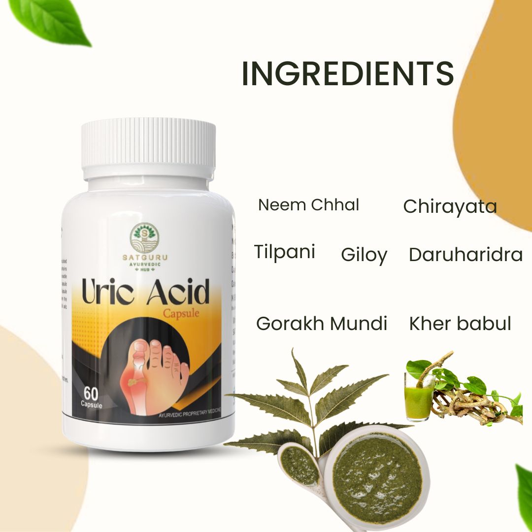 Uric Acid Care Capsules 60 Capsules | Joint Comfort & Uric Acid Balance Support Supplement